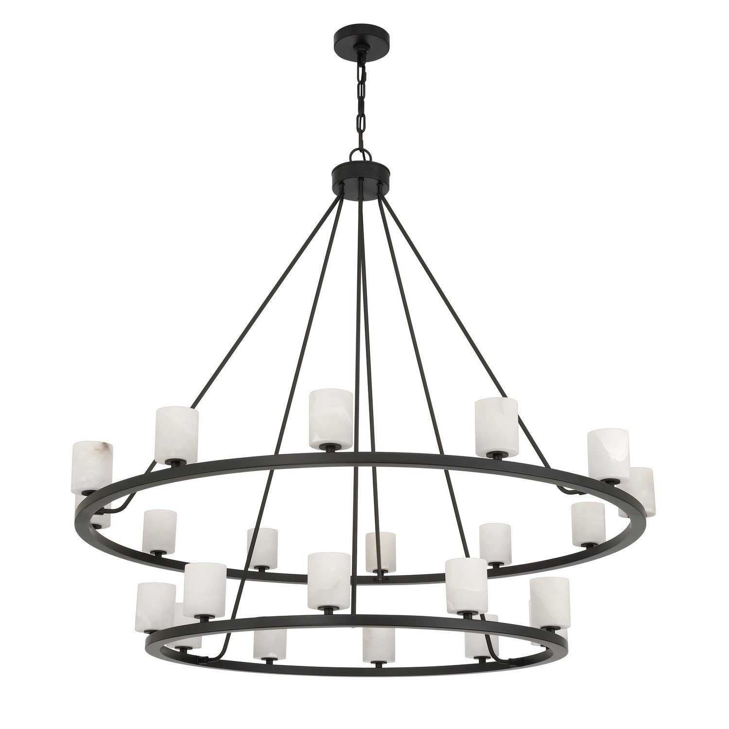 Crystorama - ARA-10268-MK-ST - LED Chandelier - Aragon - Matte Black