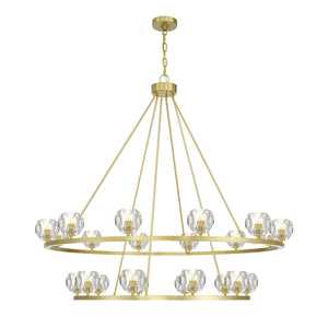 Crystorama - ARA-10268-SB - LED Chandelier - Aragon - Soft Brass