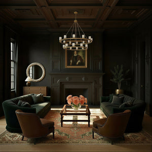 Crystorama - ARA-10268-SB-ST - LED Chandelier - Aragon - Soft Brass