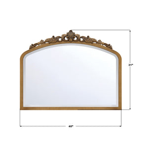 Crystorama - ARN-M701-BB - Mirror - Arden - Burnished Brass