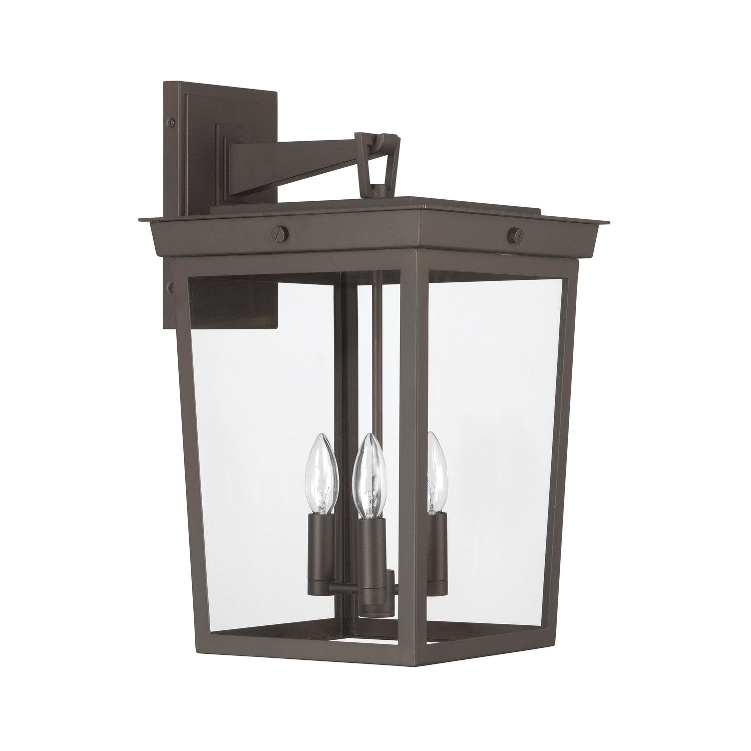 Crystorama - BEL-A8063-TZ - Three Light Outdoor Wall Sconce - Belmont - Twilight Bronze