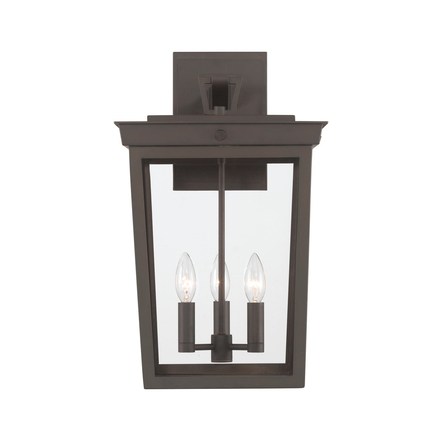 Crystorama - BEL-A8063-TZ - Three Light Outdoor Wall Sconce - Belmont - Twilight Bronze