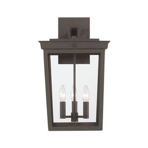 Crystorama - BEL-A8063-TZ - Three Light Outdoor Wall Sconce - Belmont - Twilight Bronze