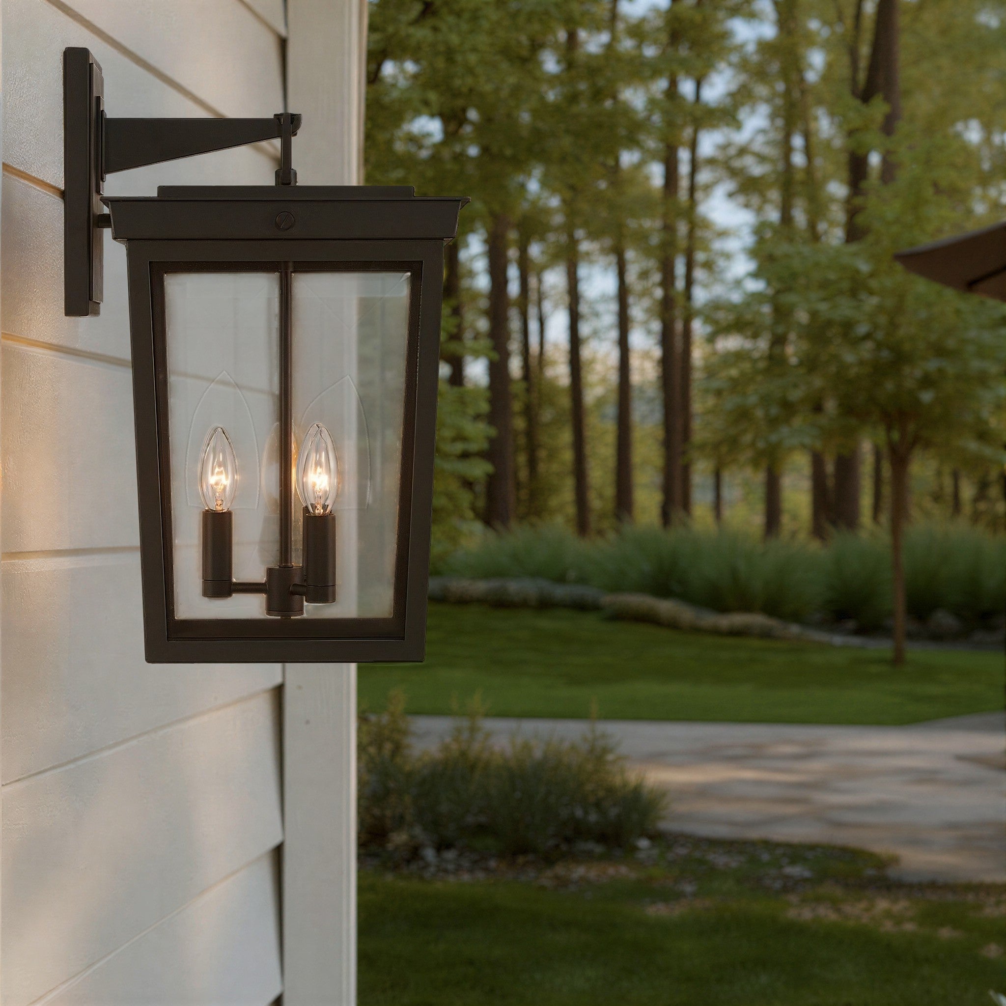 Crystorama - BEL-A8063-TZ - Three Light Outdoor Wall Sconce - Belmont - Twilight Bronze