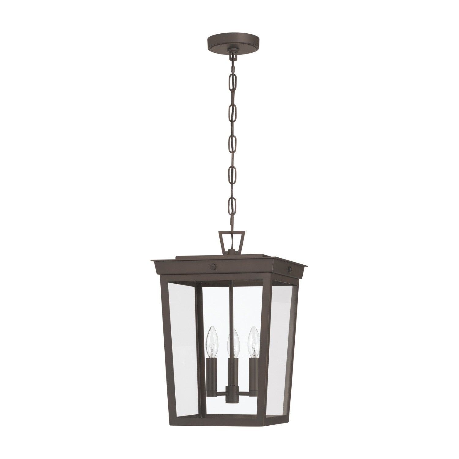 Crystorama - BEL-A8065-TZ - Three Light Outdoor Pendant - Belmont - Twilight Bronze