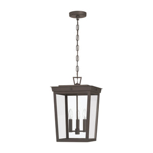 Crystorama - BEL-A8065-TZ - Three Light Outdoor Pendant - Belmont - Twilight Bronze