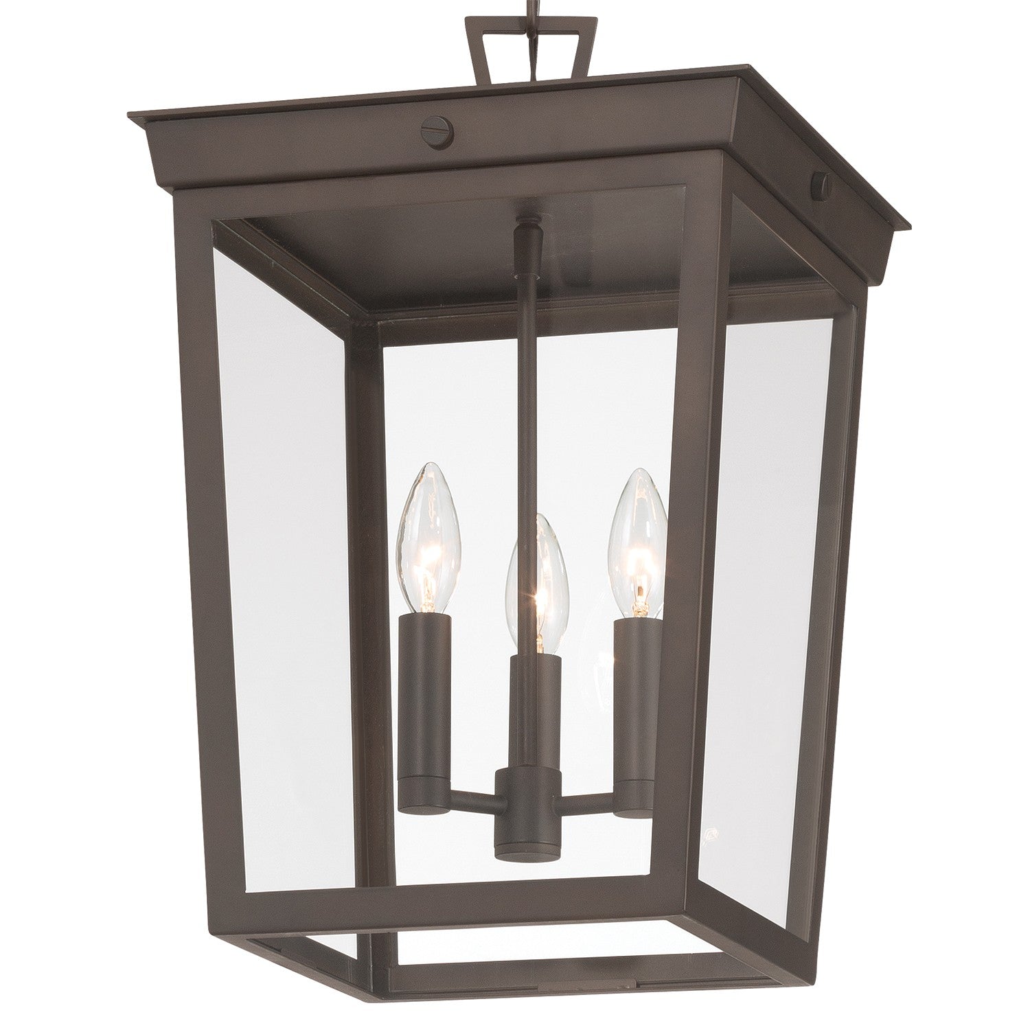 Crystorama - BEL-A8065-TZ - Three Light Outdoor Pendant - Belmont - Twilight Bronze