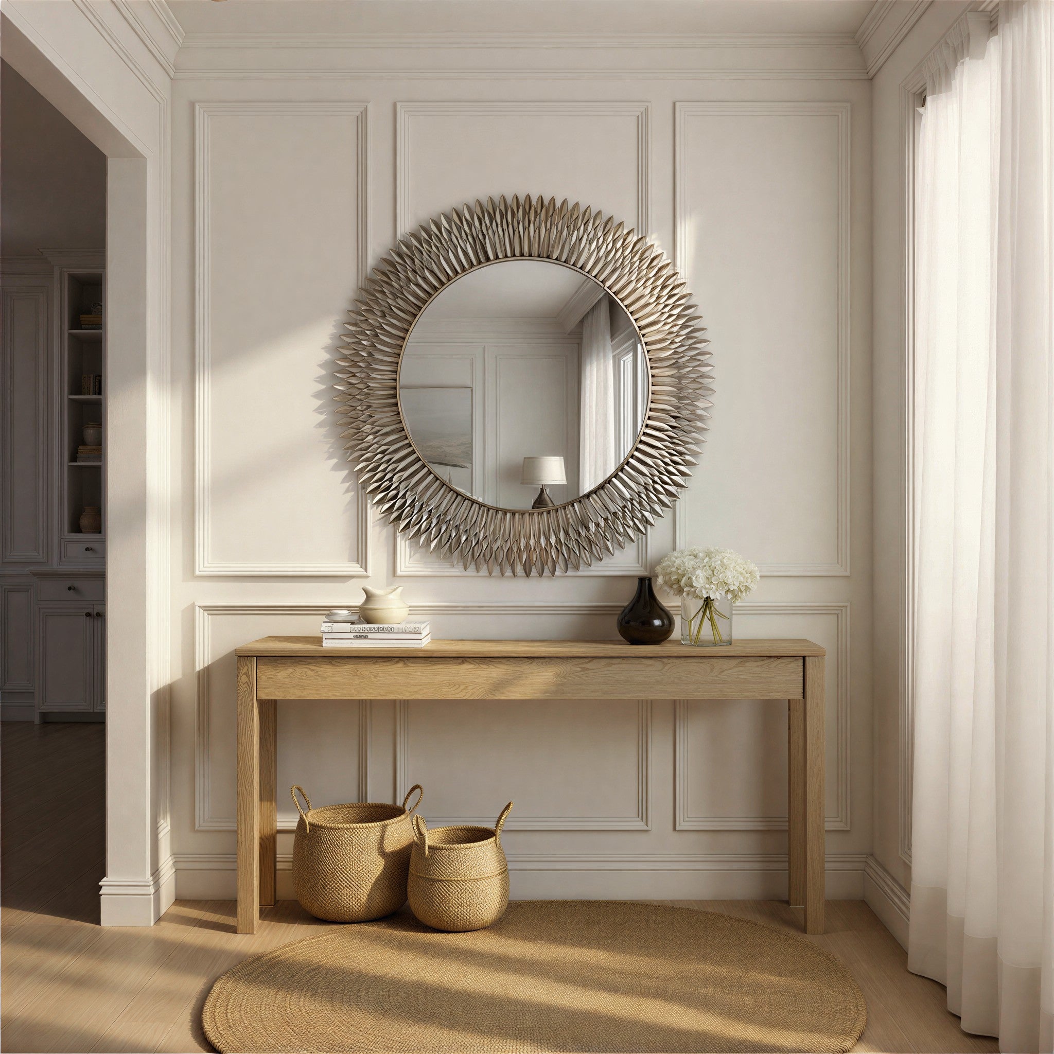 Crystorama - BRH-M546-SA - Mirror - Broche - Antique Silver