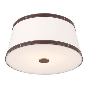 Crystorama - CAL-2400-LG - Three Light Flush Mount - Callahan - Luxe Gold