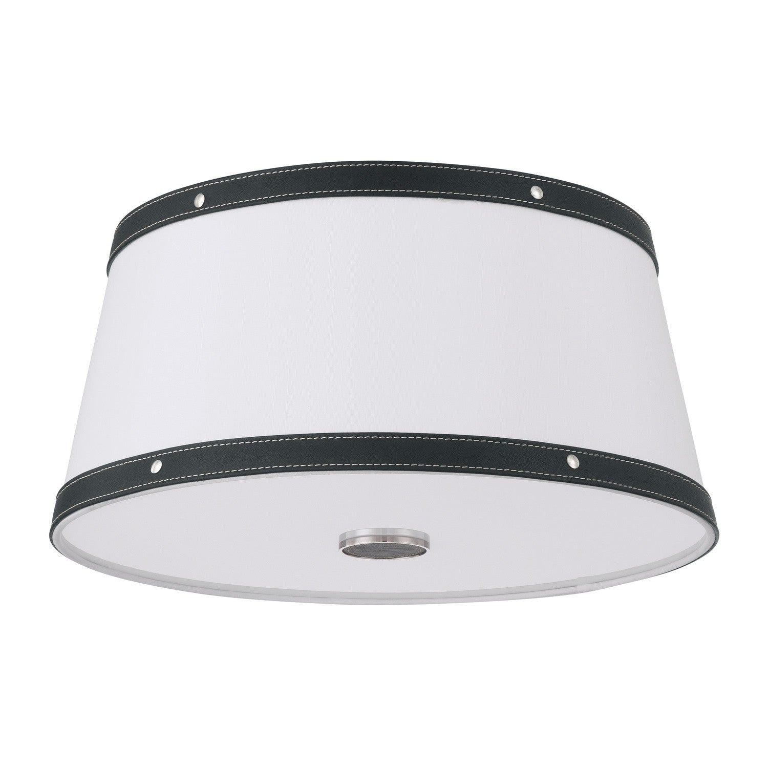 Crystorama - CAL-2400-PN - Three Light Flush Mount - Callahan - Polished Nickel