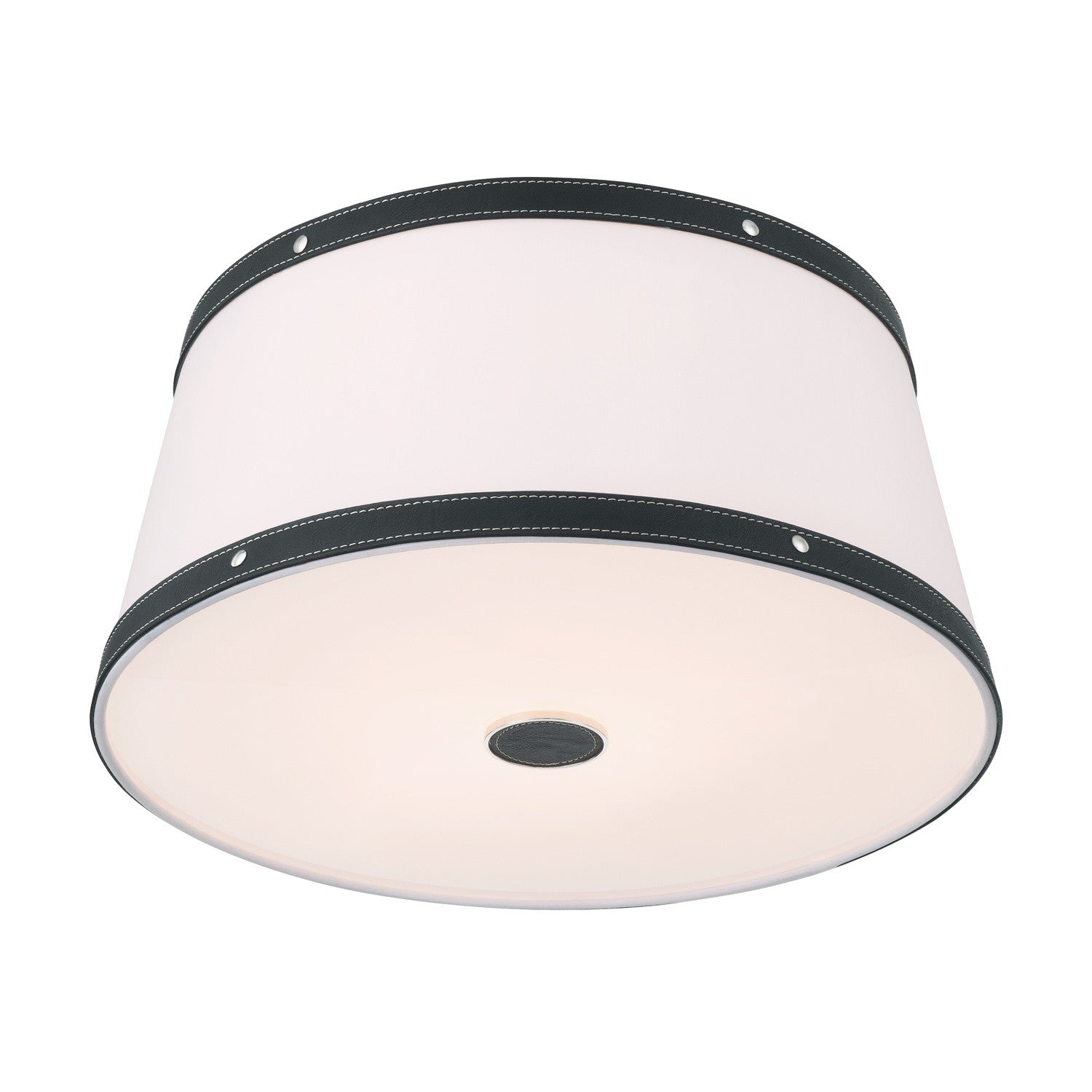 Crystorama - CAL-2400-PN - Three Light Flush Mount - Callahan - Polished Nickel