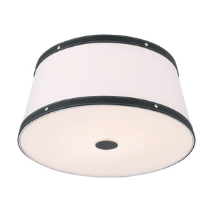 Crystorama - CAL-2400-PN - Three Light Flush Mount - Callahan - Polished Nickel
