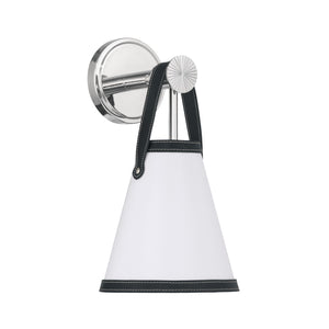 Crystorama - CAL-2401-PN - One Light Wall Sconce - Callahan - Polished Nickel