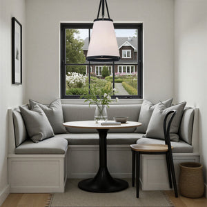 Crystorama - CAL-2404-PN - Three Light Pendant - Callahan - Polished Nickel