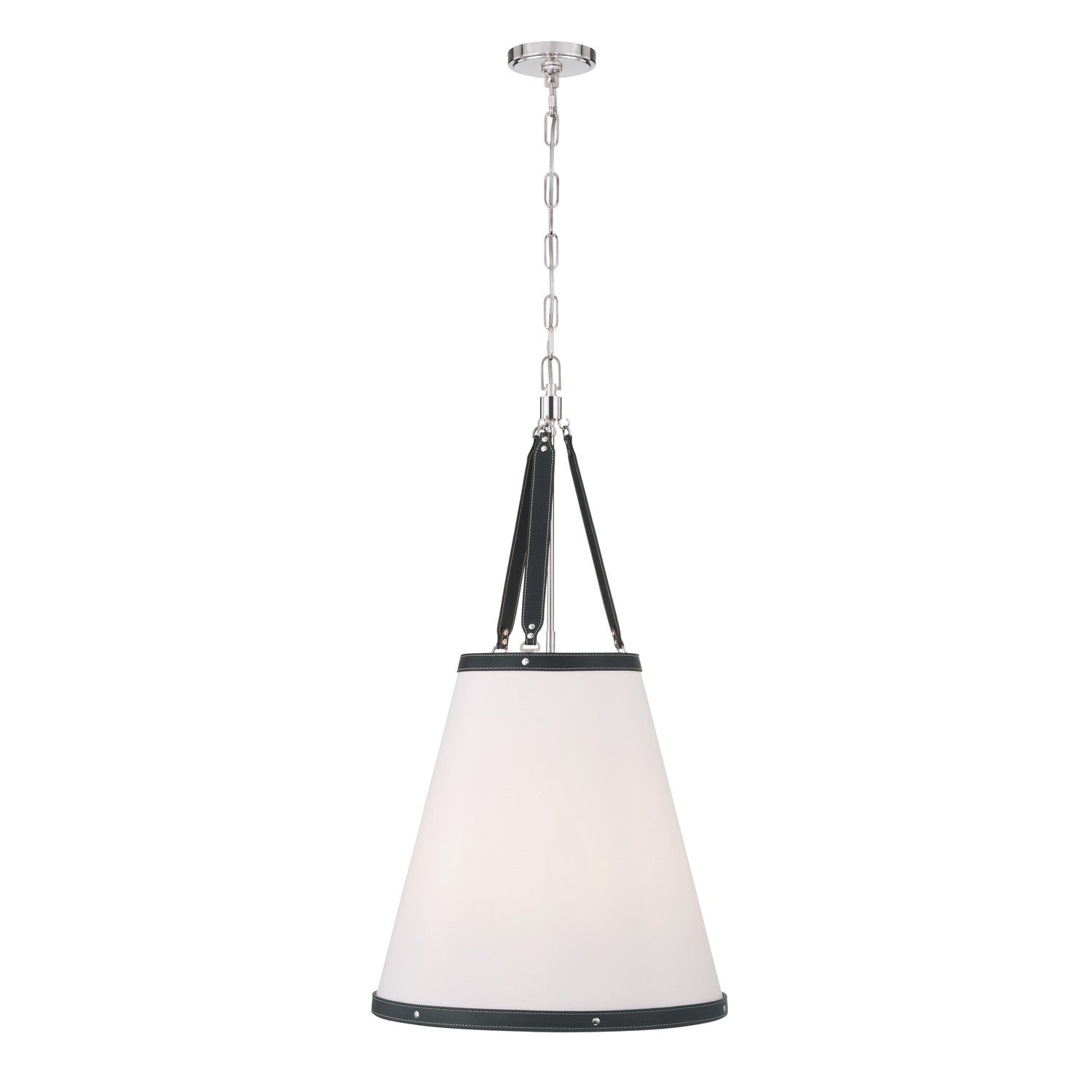 Crystorama - CAL-2405-PN - Four Light Pendant - Callahan - Polished Nickel