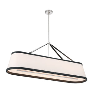 Crystorama - CAL-2407-PN - Six Light Chandelier - Callahan - Polished Nickel