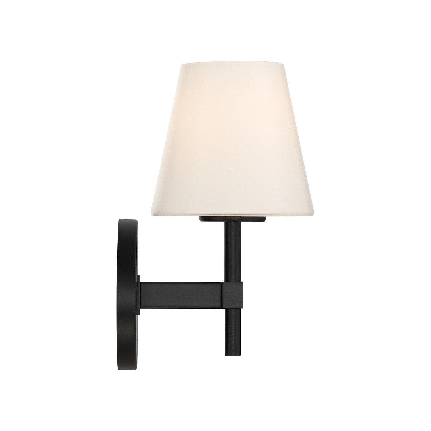 Crystorama - COL-201-BK - One Light Wall Sconce - Colton - Black