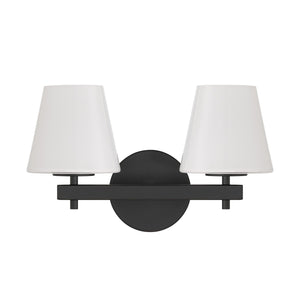 Crystorama - COL-202-BK - Two Light Wall Sconce - Colton - Black