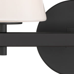 Crystorama - COL-202-BK - Two Light Wall Sconce - Colton - Black
