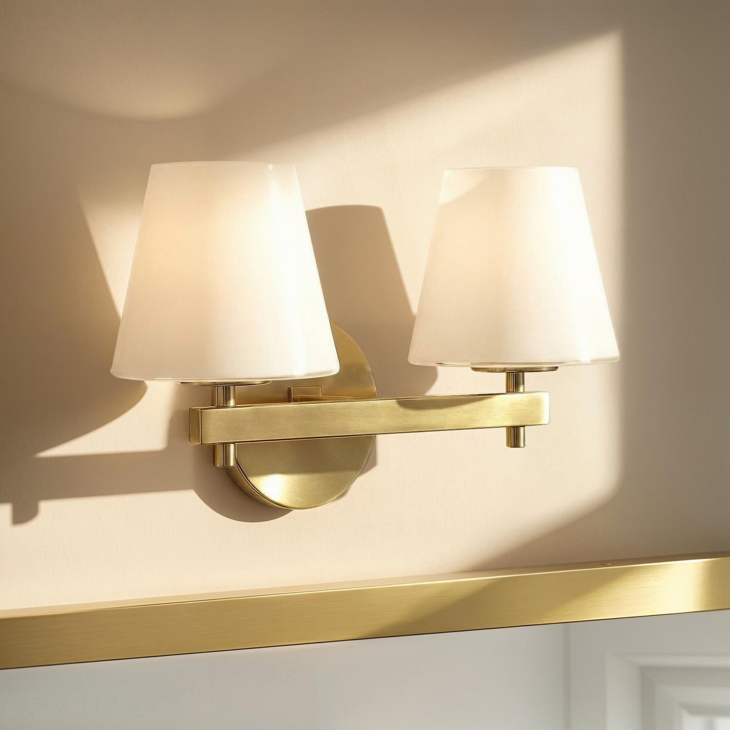 Crystorama - COL-202-VG - Two Light Wall Sconce - Colton - Vibrant Gold