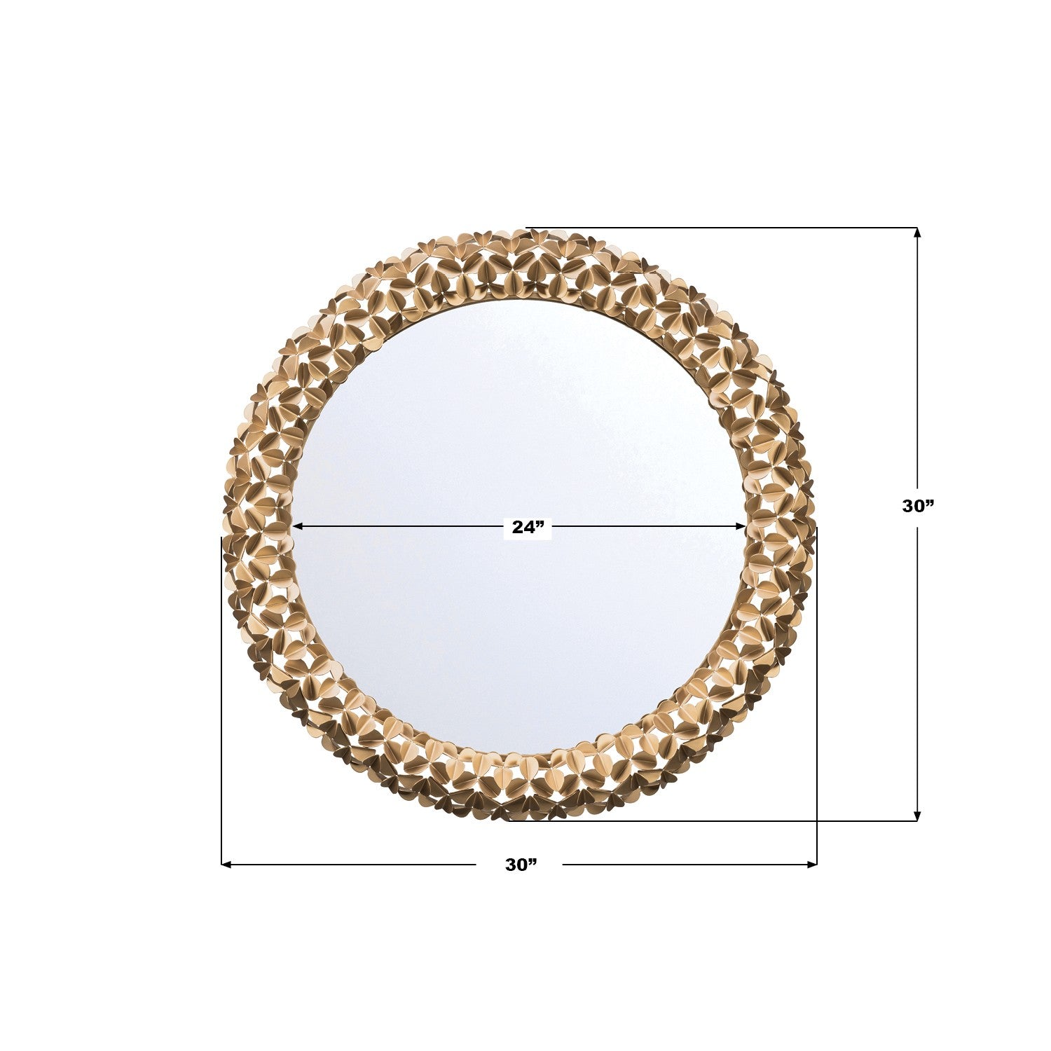 Crystorama - COR-M710-SG - Mirror - Cora - Soft Gold