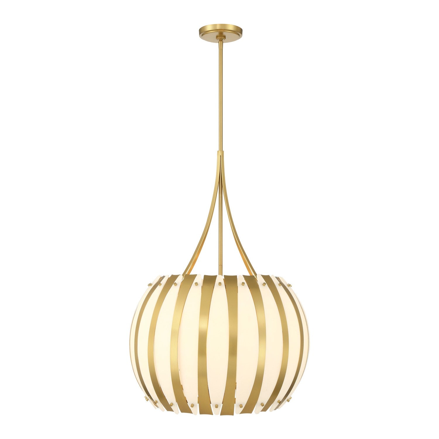 Crystorama - DRA-8003-LG - Five Light Chandelier - Daria - Luxe Gold