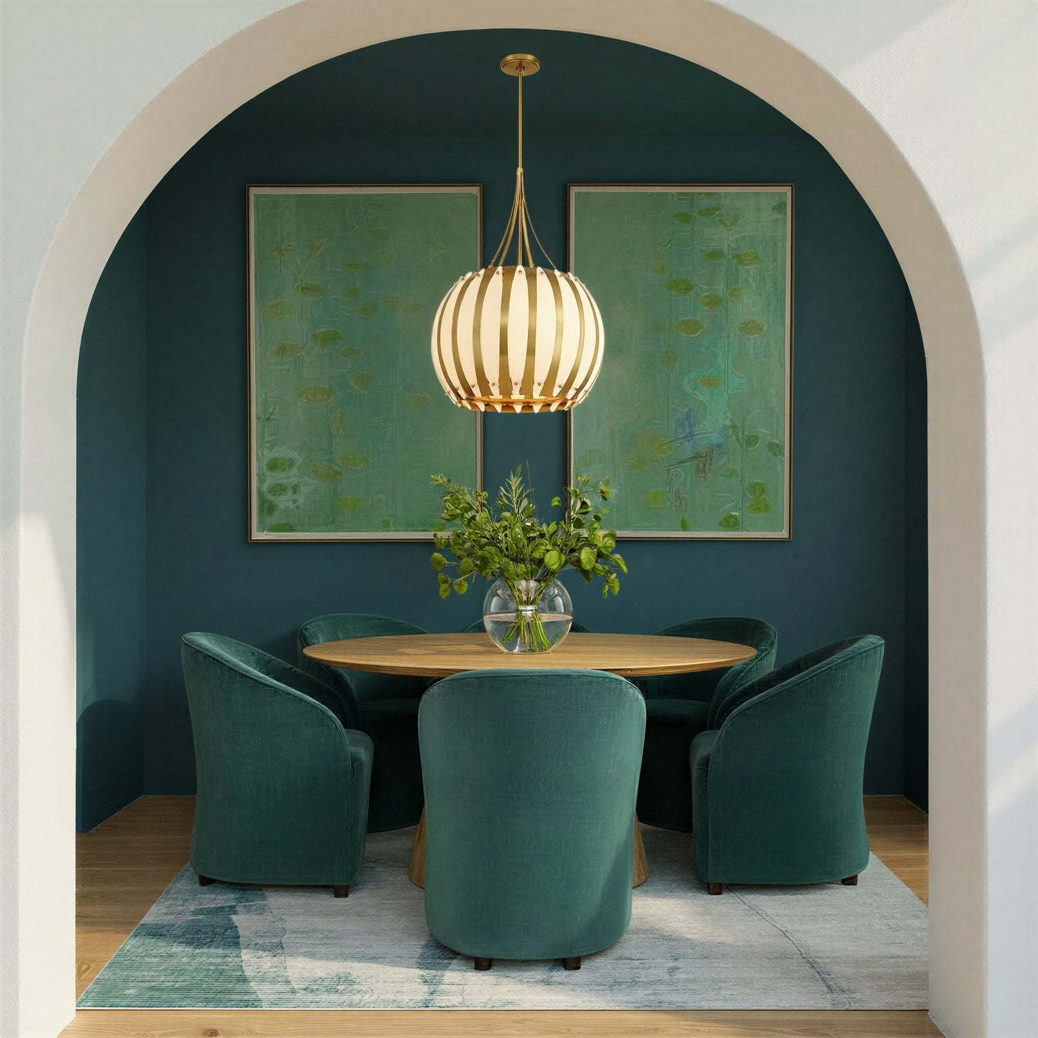 Crystorama - DRA-8003-LG - Five Light Chandelier - Daria - Luxe Gold