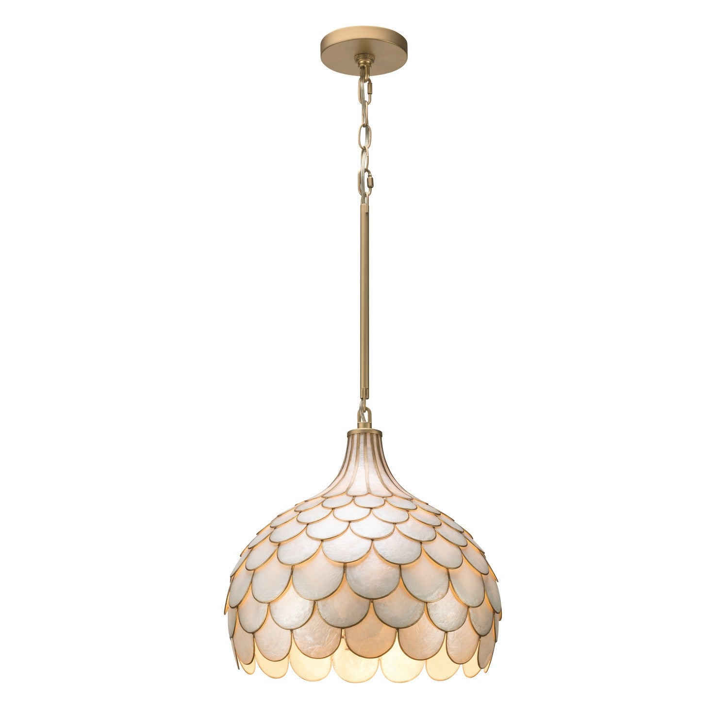 Crystorama - DRB-7003-SG - Three Light Pendant - Darby - Soft Gold