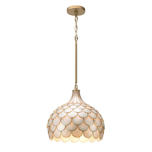 Crystorama - DRB-7003-SG - Three Light Pendant - Darby - Soft Gold