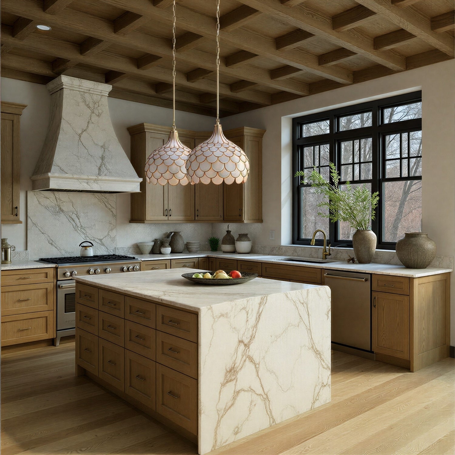 Crystorama - DRB-7003-SG - Three Light Pendant - Darby - Soft Gold