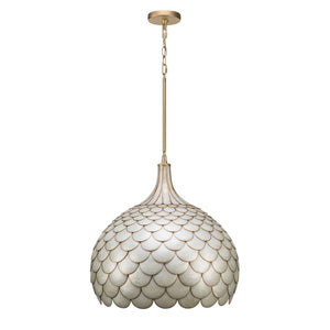 Crystorama - DRB-7005-SG - Five Light Pendant - Darby - Soft Gold