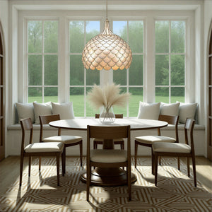 Crystorama - DRB-7005-SG - Five Light Pendant - Darby - Soft Gold