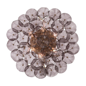 Crystorama - ESM-4000-AG-SM - Six Light Semi Flush Mount - Esme - Aged Brass