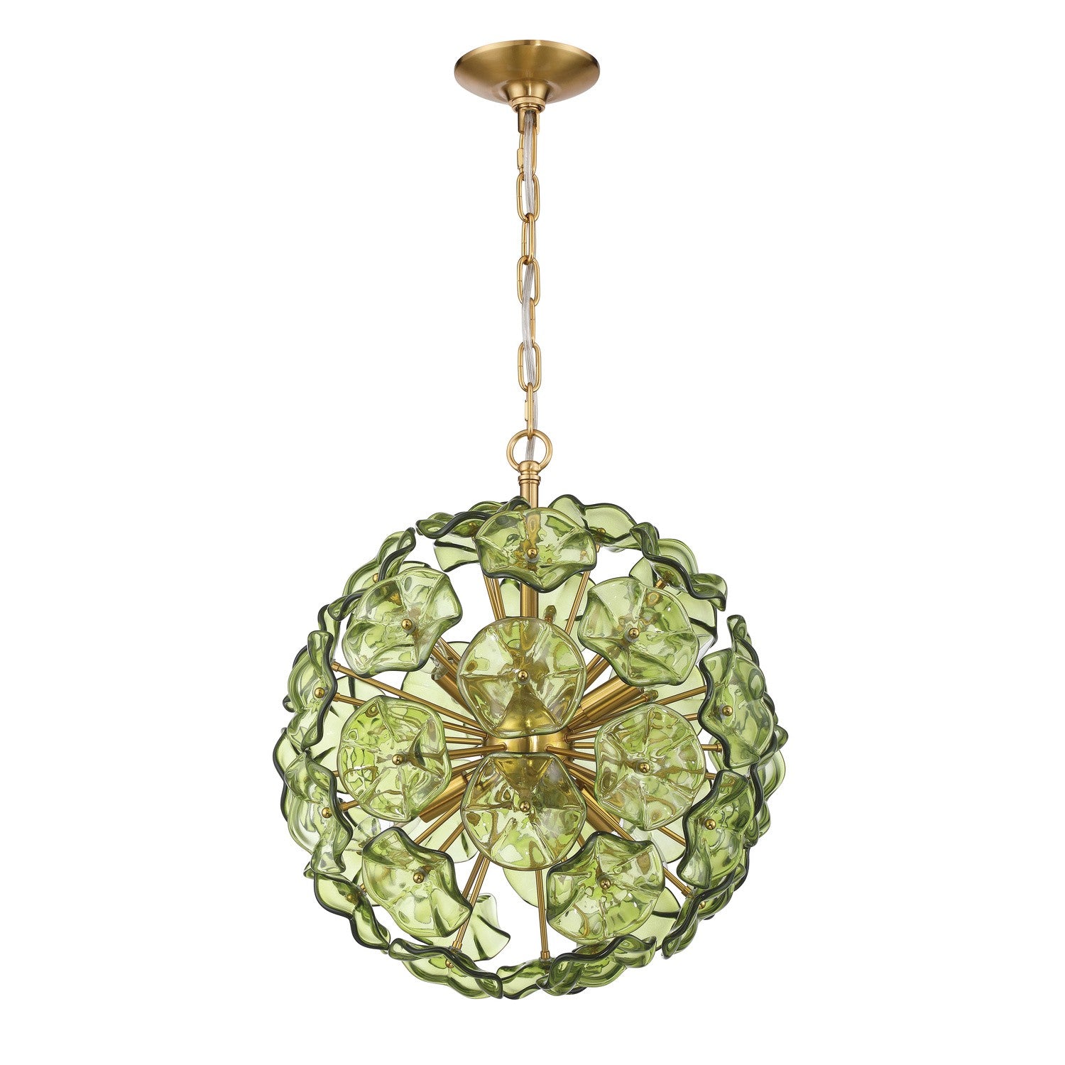 Crystorama - ESM-4005-AG-GR - Six Light Chandelier - Esme - Aged Brass