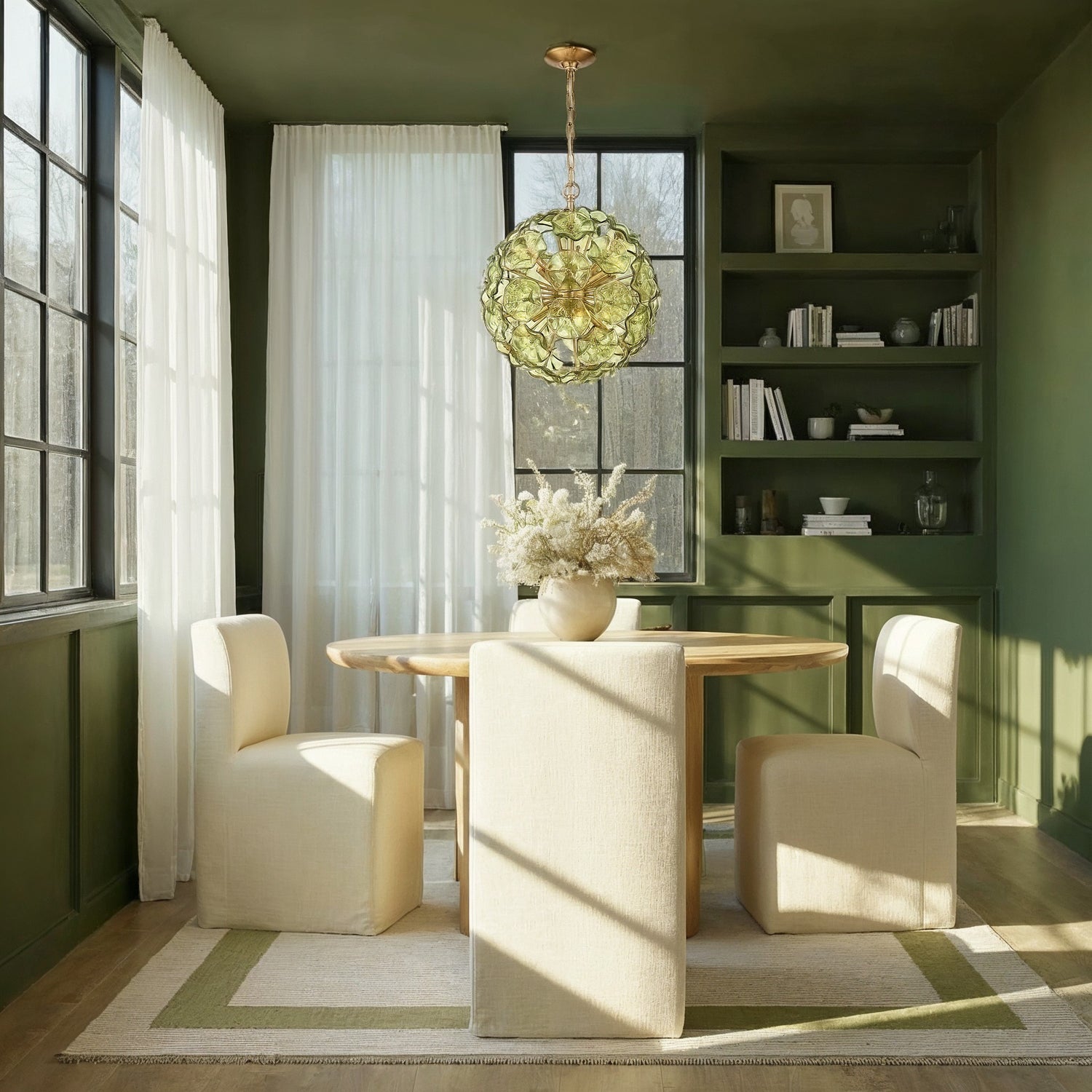 Crystorama - ESM-4005-AG-GR - Six Light Chandelier - Esme - Aged Brass