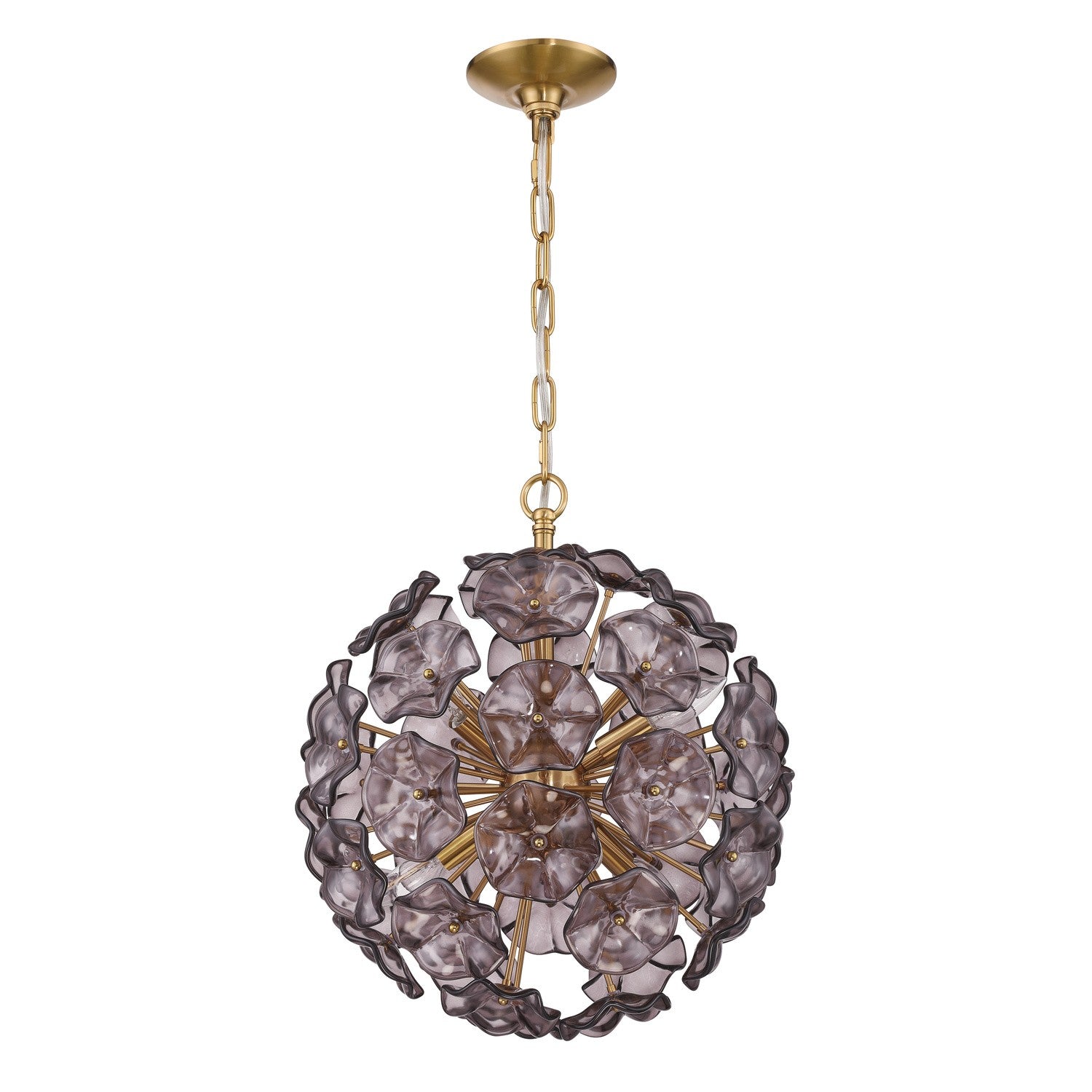 Crystorama - ESM-4005-AG-SM - Six Light Chandelier - Esme - Aged Brass