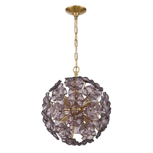 Crystorama - ESM-4005-AG-SM - Six Light Chandelier - Esme - Aged Brass