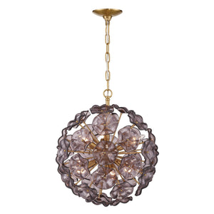 Crystorama - ESM-4005-AG-SM - Six Light Chandelier - Esme - Aged Brass