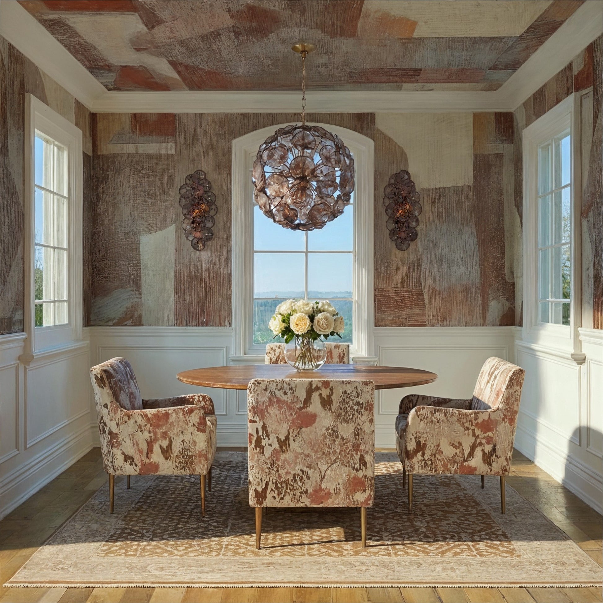 Crystorama - ESM-4005-AG-SM - Six Light Chandelier - Esme - Aged Brass