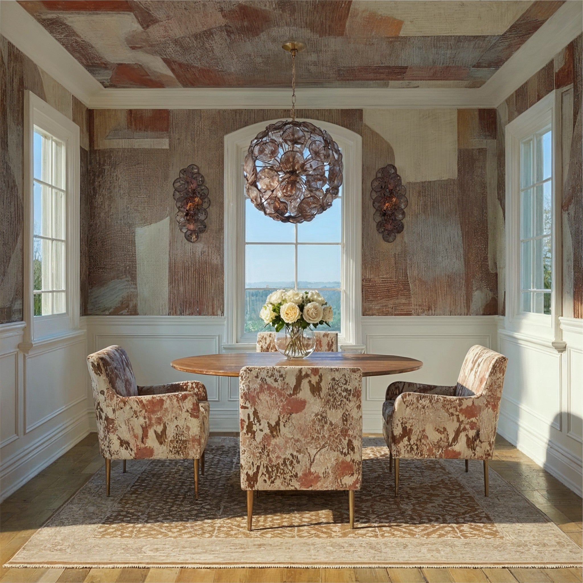 Crystorama - ESM-4005-AG-SM - Six Light Chandelier - Esme - Aged Brass