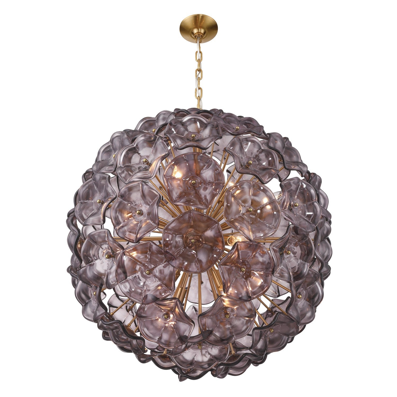 Crystorama - ESM-4009-AG-SM - 12 Light Chandelier - Esme - Aged Brass