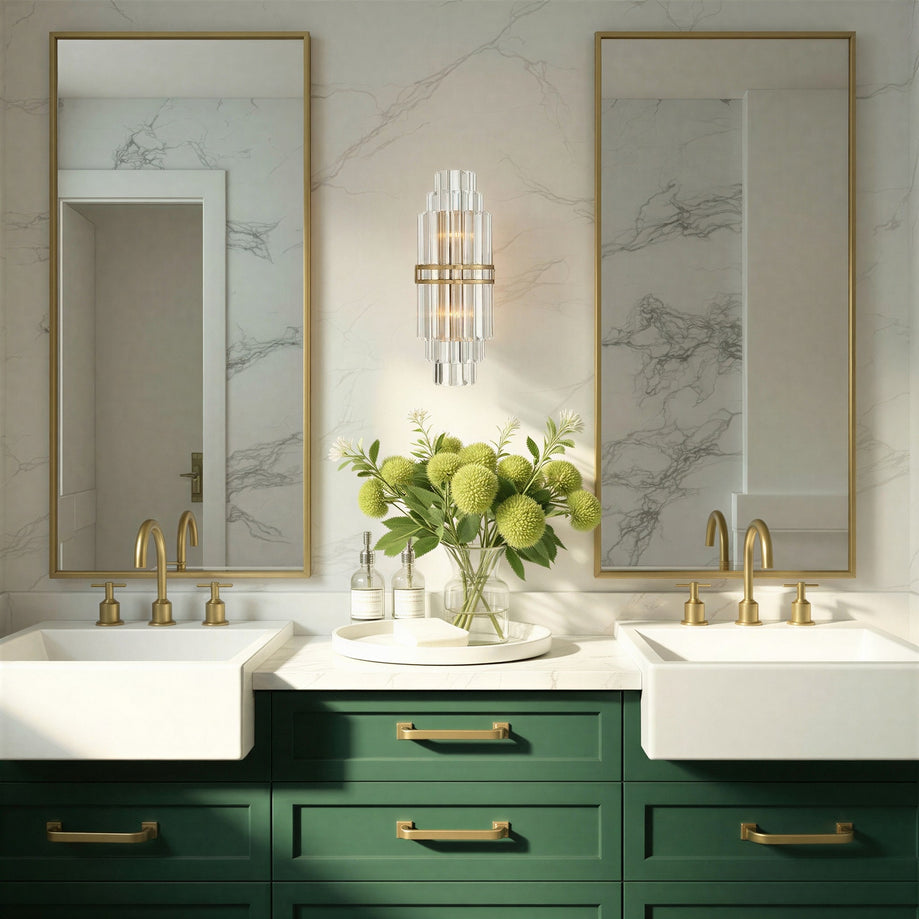 Crystorama - HAY-1411-AG - Two Light Wall Sconce - Hayes - Aged Brass
