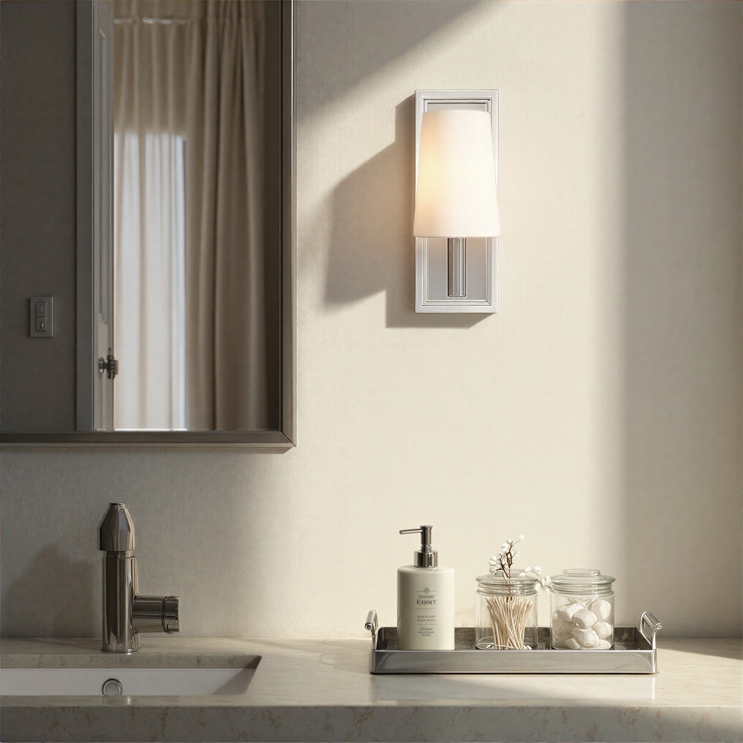 Crystorama - HGN-3901-CH - One Light Wall Sconce - Hogan - Polished Chrome
