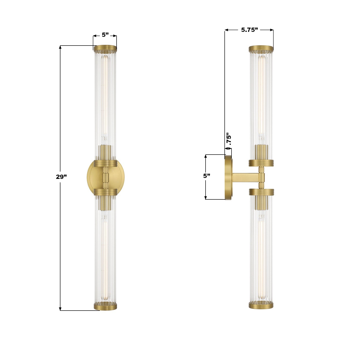 Crystorama - JAR-2302-AG - LED Wall Sconce - Jarvis - Aged Brass