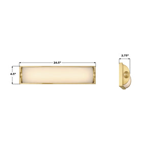 Crystorama - JAR-2311-AG - LED Wall Sconce - Jarvis - Aged Brass