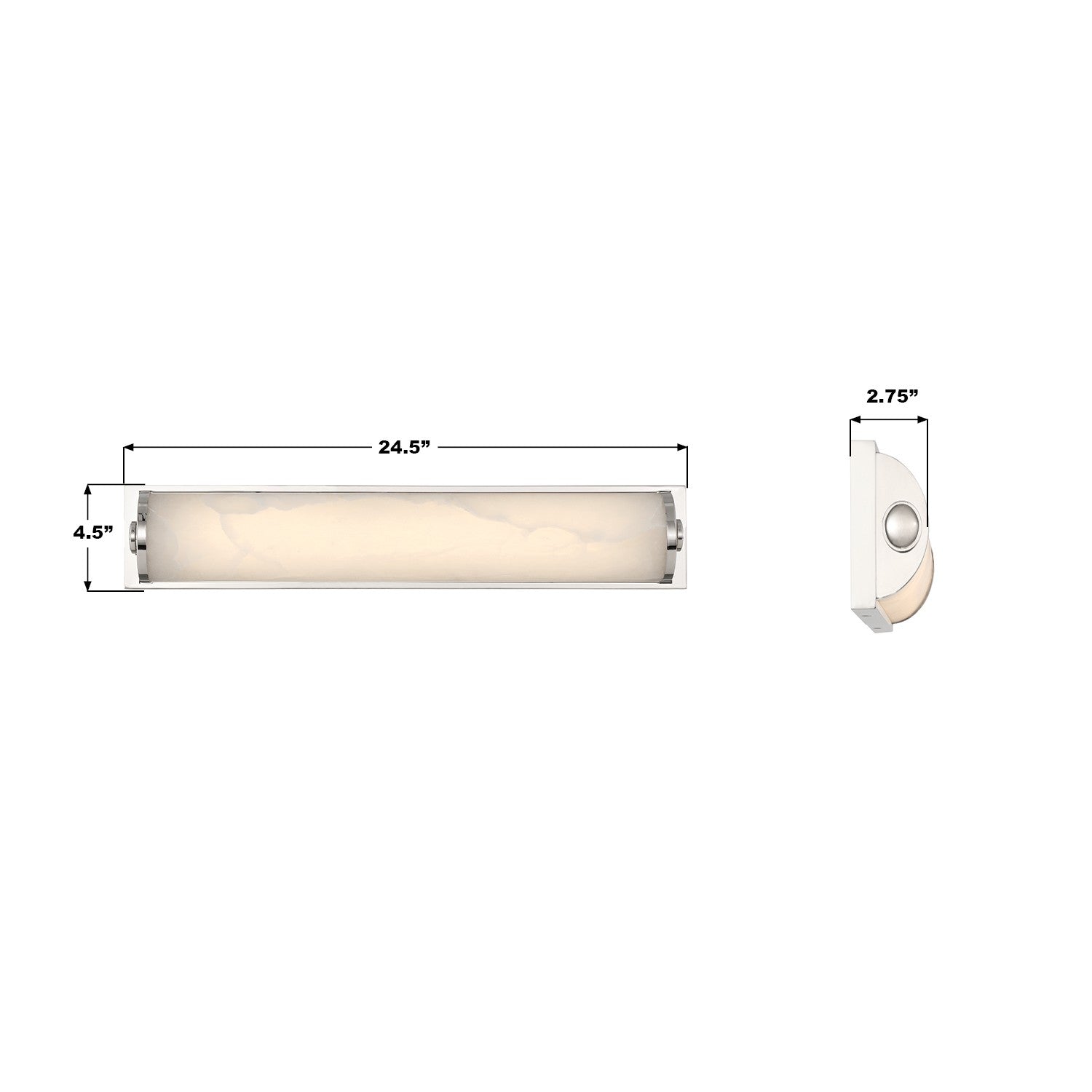 Crystorama - JAR-2311-PN - LED Wall Sconce - Jarvis - Polished Nickel