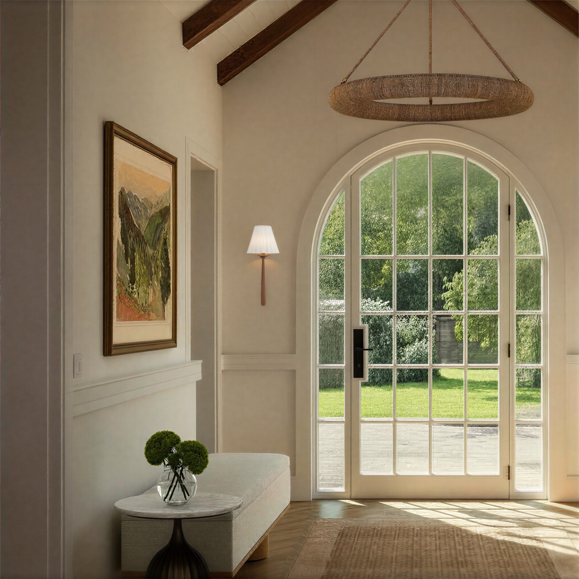 Crystorama - JLS-2901-AG-WD - LED Wall Sconce - Jules - Aged Brass + Wood