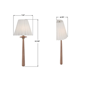 Crystorama - JLS-2901-AG-WD - LED Wall Sconce - Jules - Aged Brass + Wood