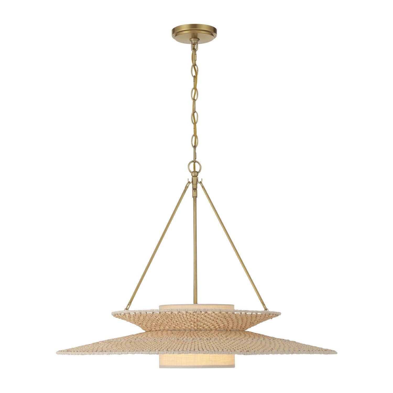 Crystorama - JNP-10543-SG - One Light Chandelier - Juniper - Soft Gold