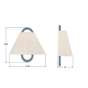 Crystorama - JOJ-801-VG-BL - One Light Wall Sconce - Jojo - Vibrant Gold